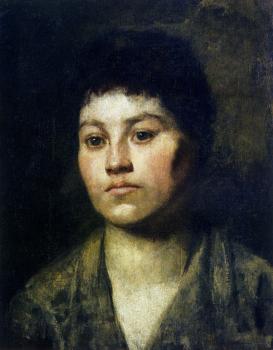 Anton Azbe : Portrait of a girl III